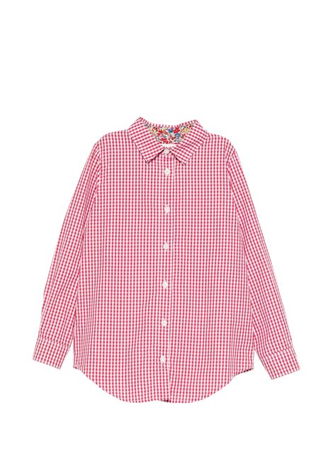 Camicia con stampa SAINT BARTH | BRIG003 MINI BRIGITTE00975L COTTON MICRO VICHY AMOU